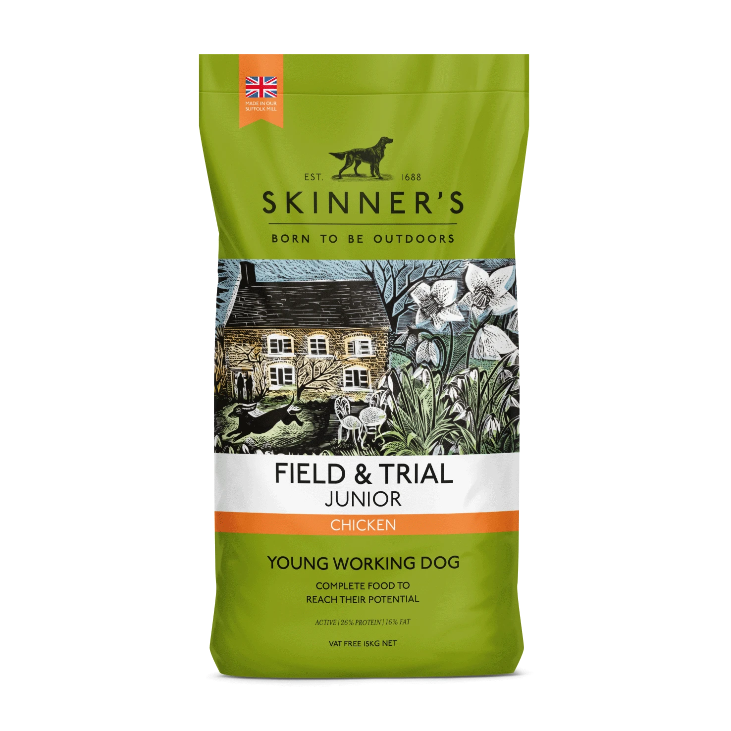 Skinners Skinner's Field & Trial Junior Dry Dog Food - 15kg 2 Skinners Skinner's Field & Trial Junior Dry Dog Food - 15kg