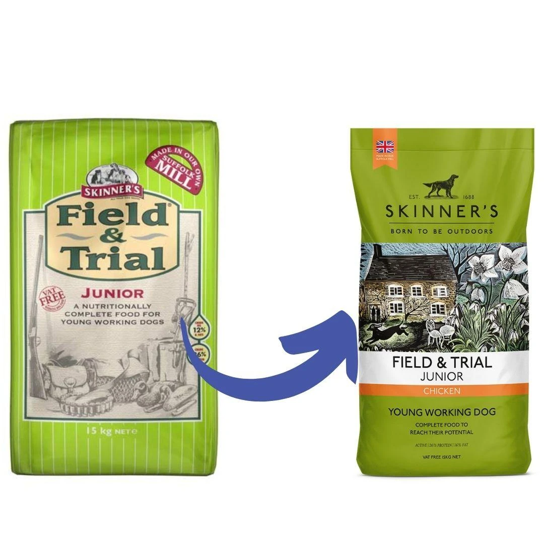 Skinners Skinner's Field & Trial Junior Dry Dog Food - 15kg 3 Skinners Skinner's Field & Trial Junior Dry Dog Food - 15kg - Image 2