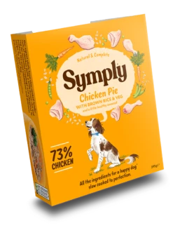 Symply Adult Chicken, Rice & Veg Wet Dog Food Trays - 7 X 395g
