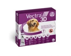 Vectra 3D Spot On Flea Treatment For Large Dogs (25-40kg) - 3 Pack