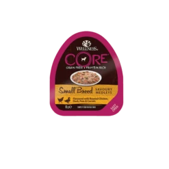 Wellness Core Small Breed Savoury Medley Roast Chicken Wet Dog Food - 12 X 85g