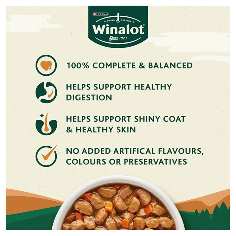 Winalot Meaty Chunks Mixed Wet Dog Food Pouches In Gravy - 80 X 100g 4 Winalot Meaty Chunks Mixed Wet Dog Food Pouches In Gravy - 80 X 100g - Image 2
