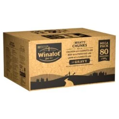 Winalot Meaty Chunks Mixed Wet Dog Food Pouches In Gravy - 80 X 100g 19 Winalot Meaty Chunks Mixed Wet Dog Food Pouches In Gravy - 80 X 100g -Hills || ROYAL CANIN Sales Winalot Perfect Portions Beef Chicken Lamb in Gravy Wet Dog Food Pouches 80 x 100g vetshop 8